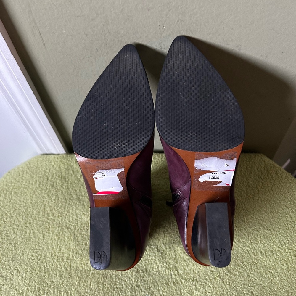 Donald J. Pliner Plum Ankle Boots - Picture 11 of 11